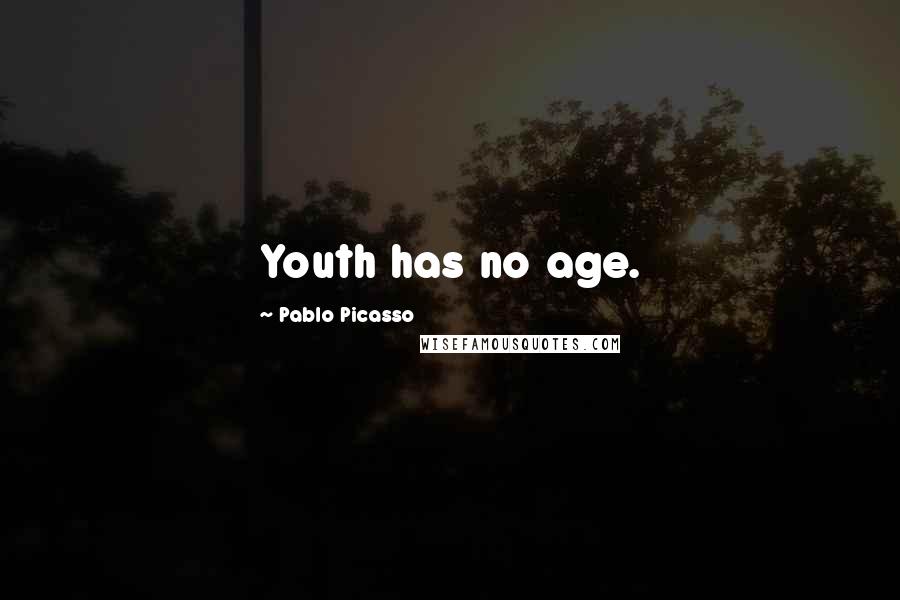 Pablo Picasso Quotes: Youth has no age.