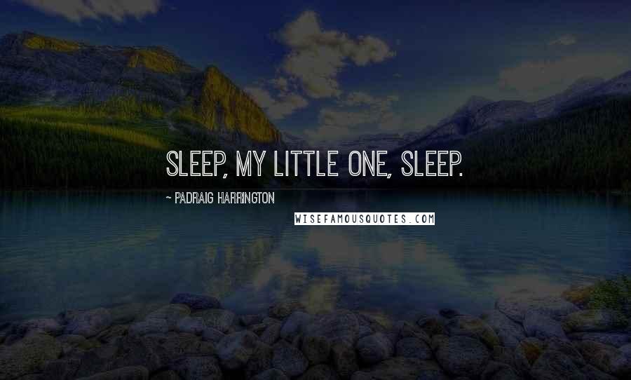 Padraig Harrington Quotes: Sleep, my little one, sleep.