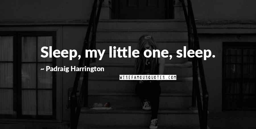Padraig Harrington Quotes: Sleep, my little one, sleep.