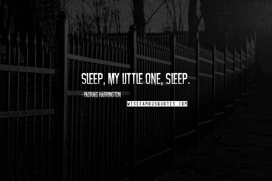 Padraig Harrington Quotes: Sleep, my little one, sleep.