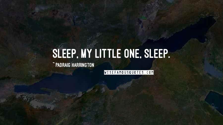 Padraig Harrington Quotes: Sleep, my little one, sleep.