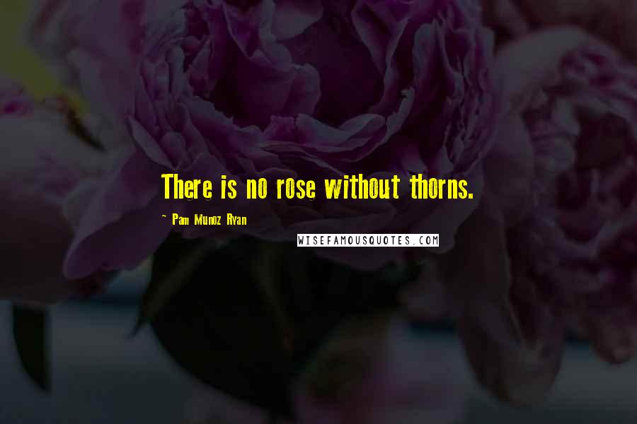 Pam Munoz Ryan Quotes: There is no rose without thorns.