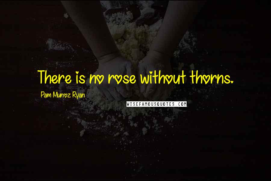 Pam Munoz Ryan Quotes: There is no rose without thorns.