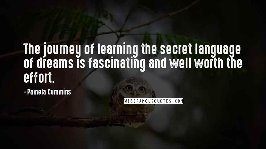 Pamela Cummins Quotes: The journey of learning the secret language of dreams is fascinating and well worth the effort.