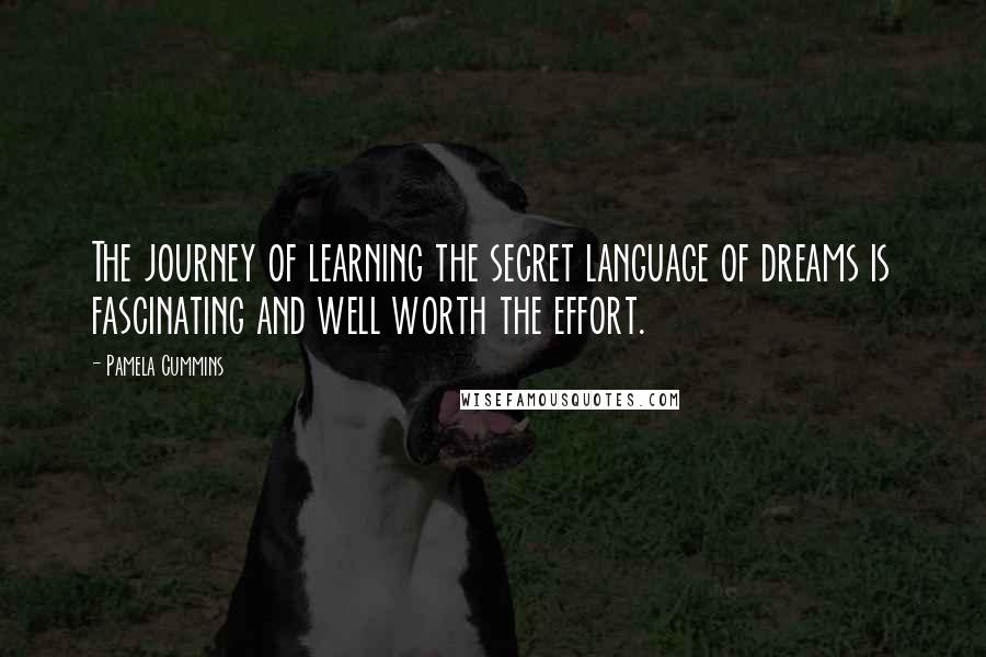 Pamela Cummins Quotes: The journey of learning the secret language of dreams is fascinating and well worth the effort.