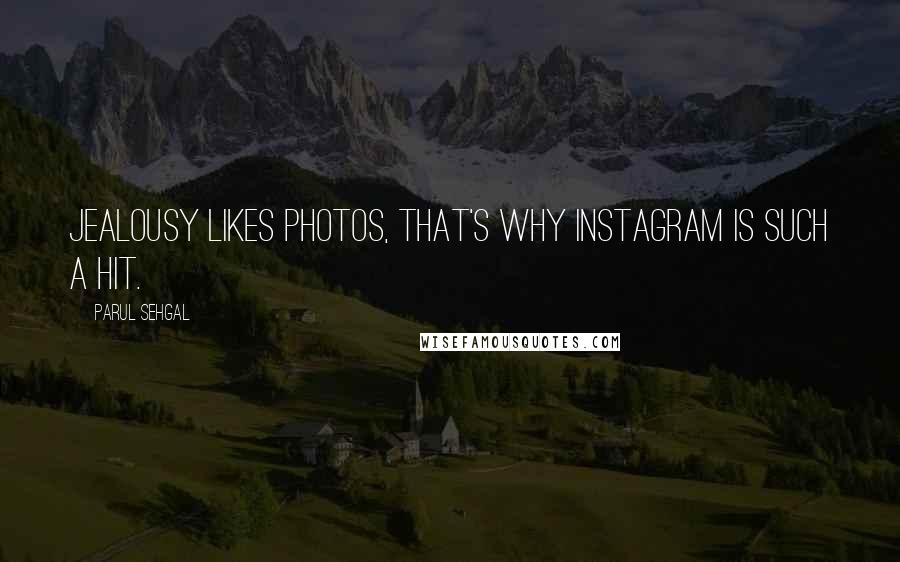 Parul Sehgal Quotes: Jealousy likes photos, that's why instagram is such a hit.