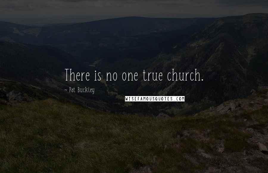 Pat Buckley Quotes: There is no one true church.