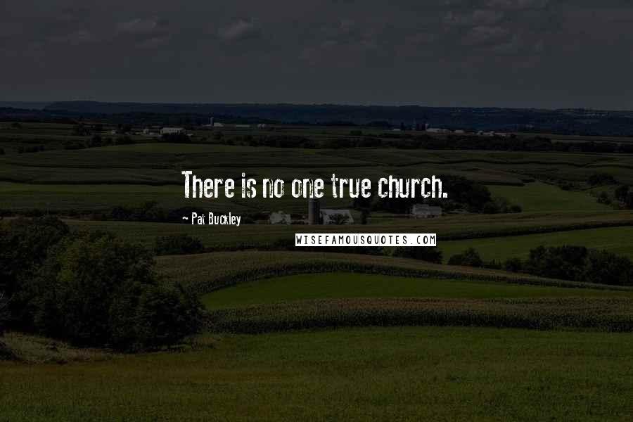 Pat Buckley Quotes: There is no one true church.