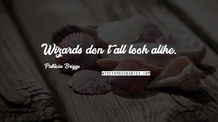 Patricia Briggs Quotes: Wizards don't all look alike.