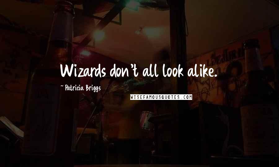 Patricia Briggs Quotes: Wizards don't all look alike.