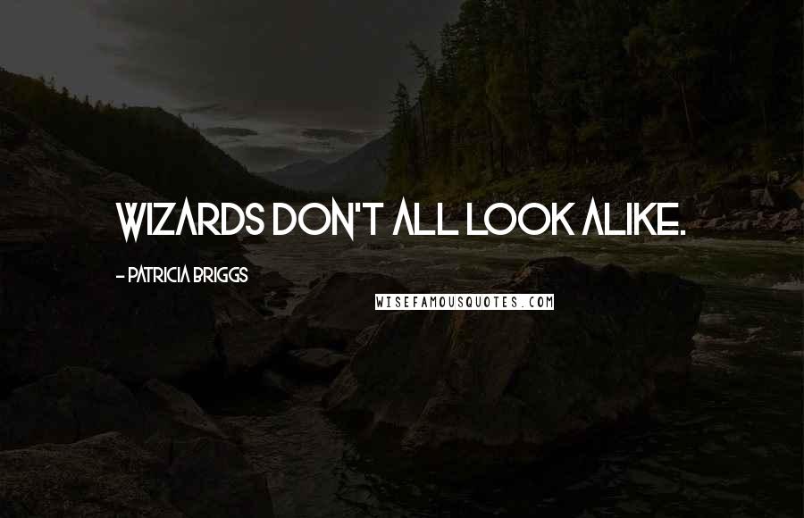 Patricia Briggs Quotes: Wizards don't all look alike.