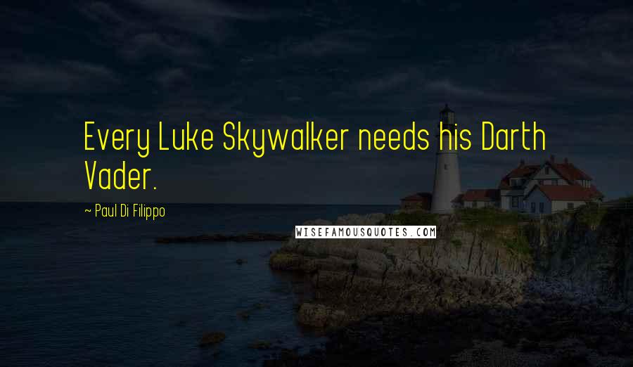 Paul Di Filippo Quotes: Every Luke Skywalker needs his Darth Vader.