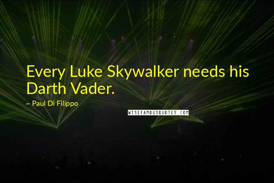 Paul Di Filippo Quotes: Every Luke Skywalker needs his Darth Vader.