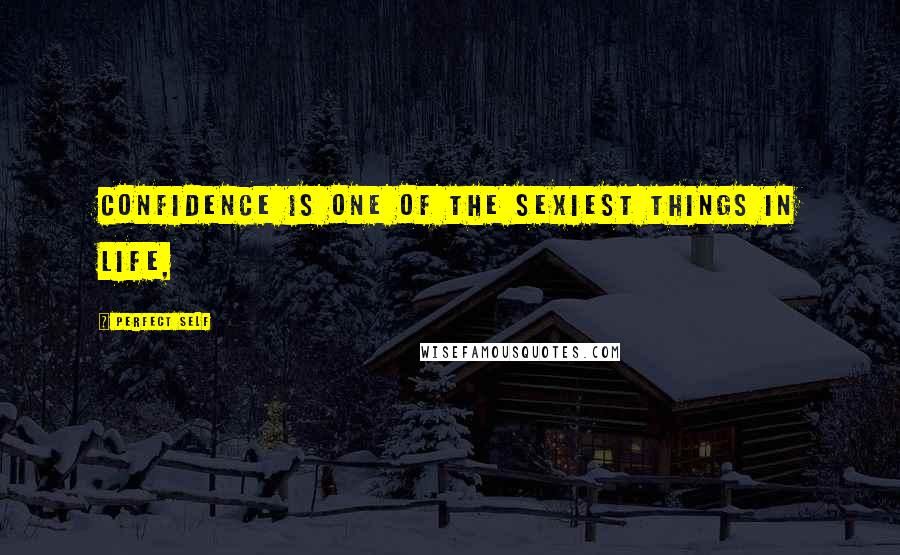 Perfect Self Quotes: Confidence is one of the sexiest things in life,