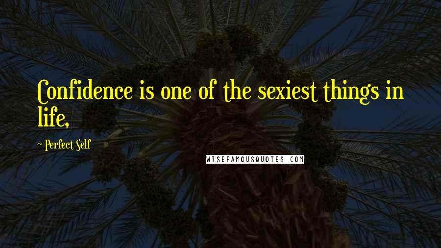 Perfect Self Quotes: Confidence is one of the sexiest things in life,