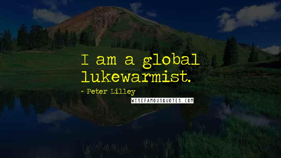Peter Lilley Quotes: I am a global lukewarmist.
