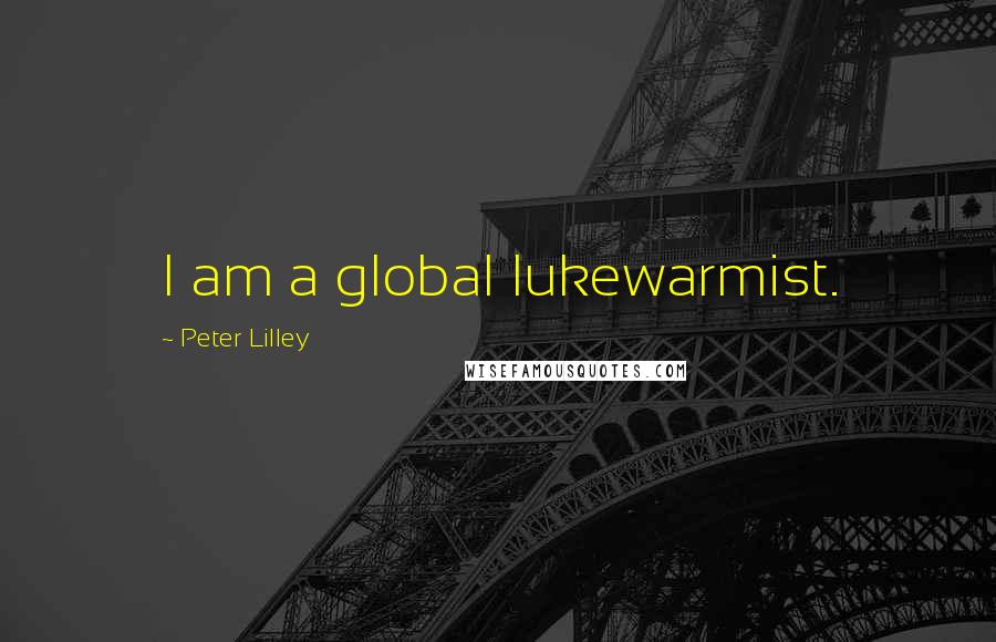 Peter Lilley Quotes: I am a global lukewarmist.