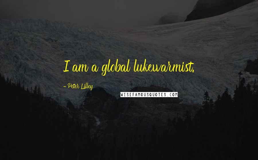 Peter Lilley Quotes: I am a global lukewarmist.