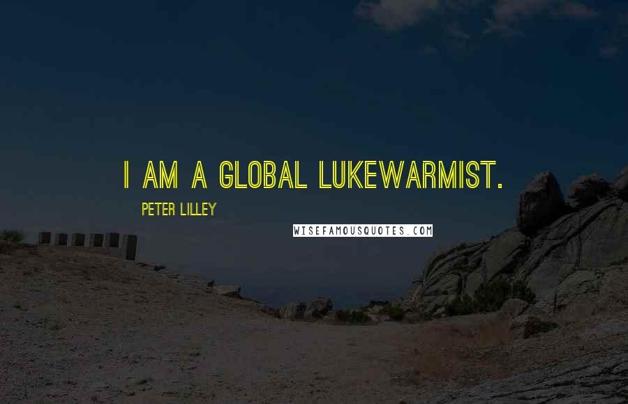 Peter Lilley Quotes: I am a global lukewarmist.