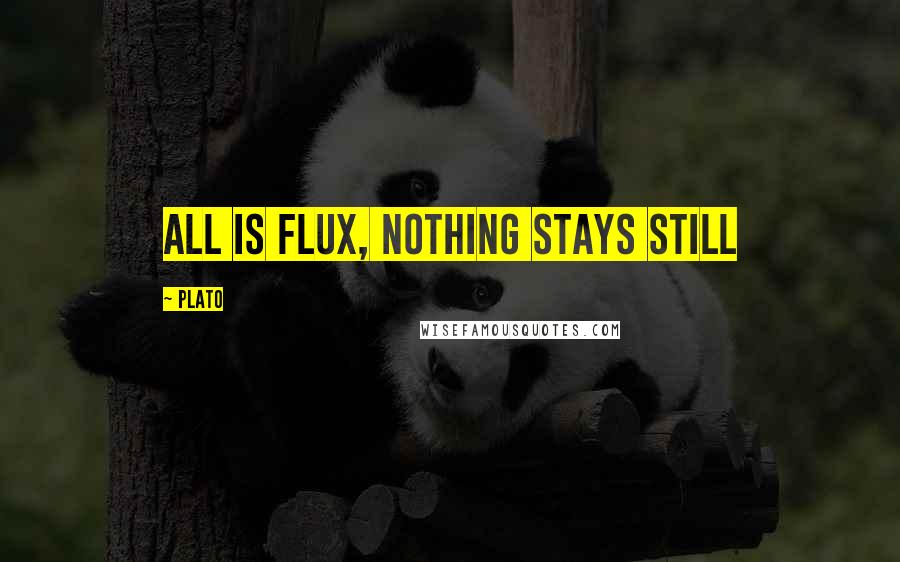 Plato Quotes: All is flux, nothing stays still