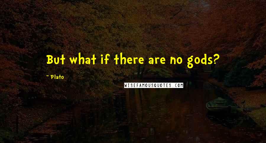 Plato Quotes: But what if there are no gods?