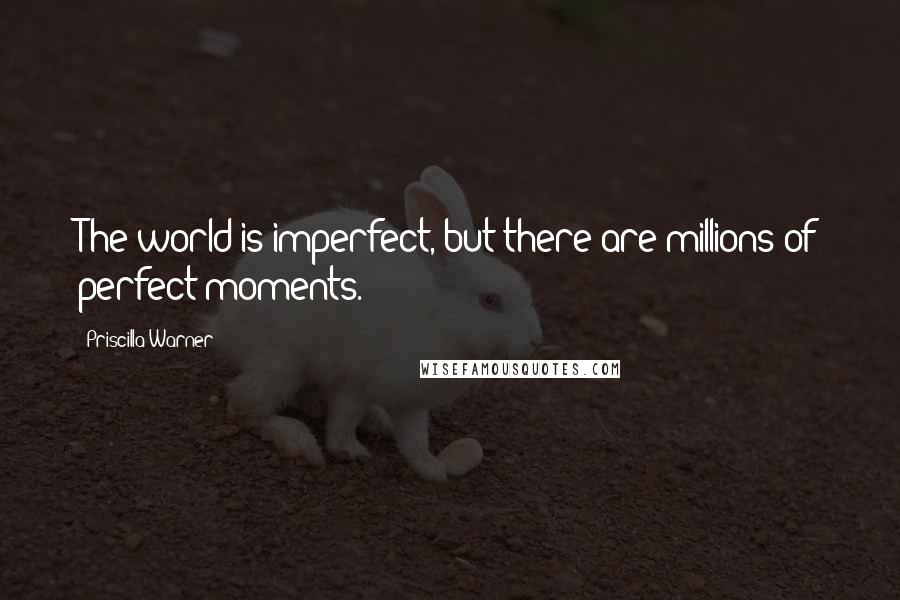 Priscilla Warner Quotes: The world is imperfect, but there are millions of perfect moments.