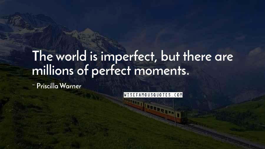 Priscilla Warner Quotes: The world is imperfect, but there are millions of perfect moments.