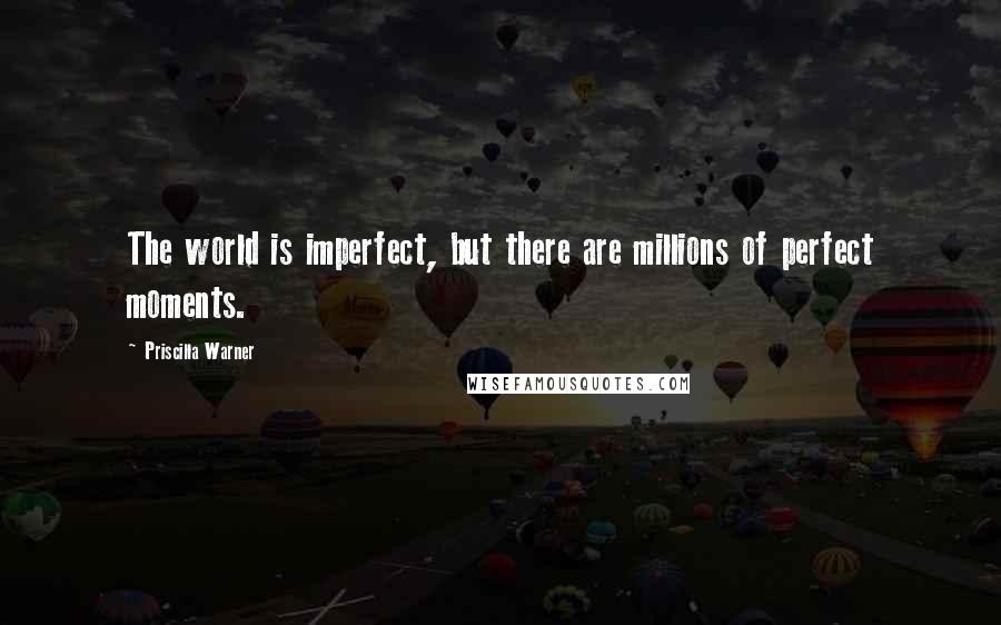 Priscilla Warner Quotes: The world is imperfect, but there are millions of perfect moments.