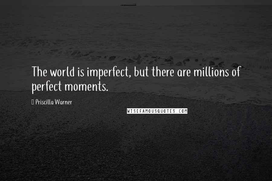 Priscilla Warner Quotes: The world is imperfect, but there are millions of perfect moments.