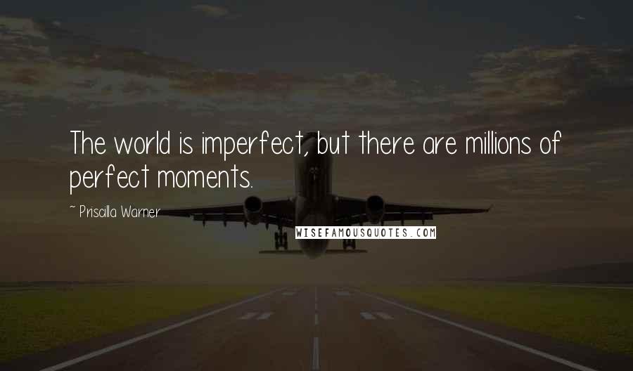 Priscilla Warner Quotes: The world is imperfect, but there are millions of perfect moments.