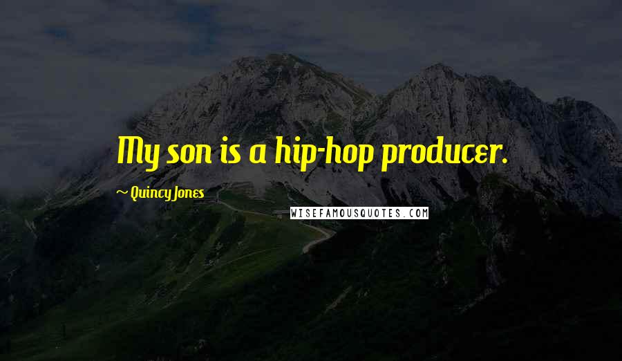 Quincy Jones Quotes: My son is a hip-hop producer.