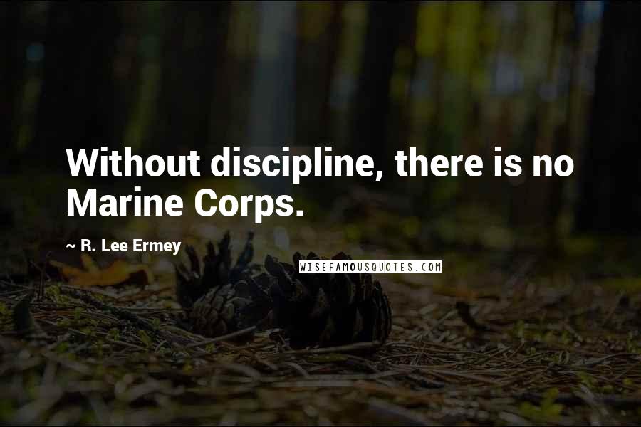 R. Lee Ermey Quotes: Without discipline, there is no Marine Corps.