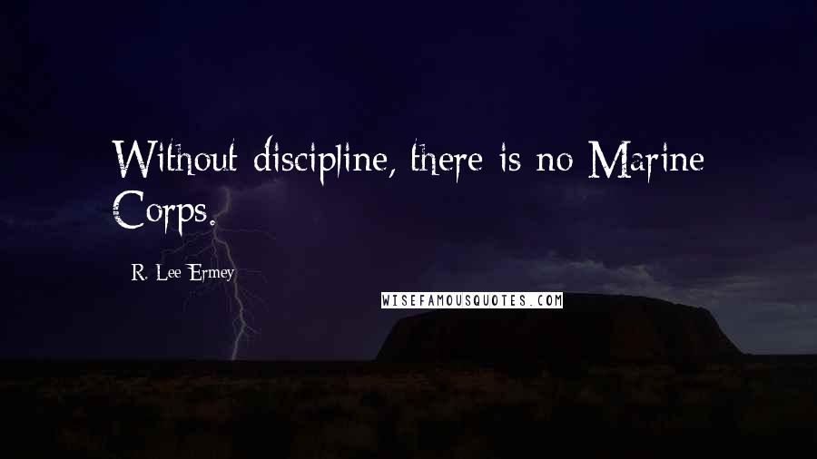 R. Lee Ermey Quotes: Without discipline, there is no Marine Corps.