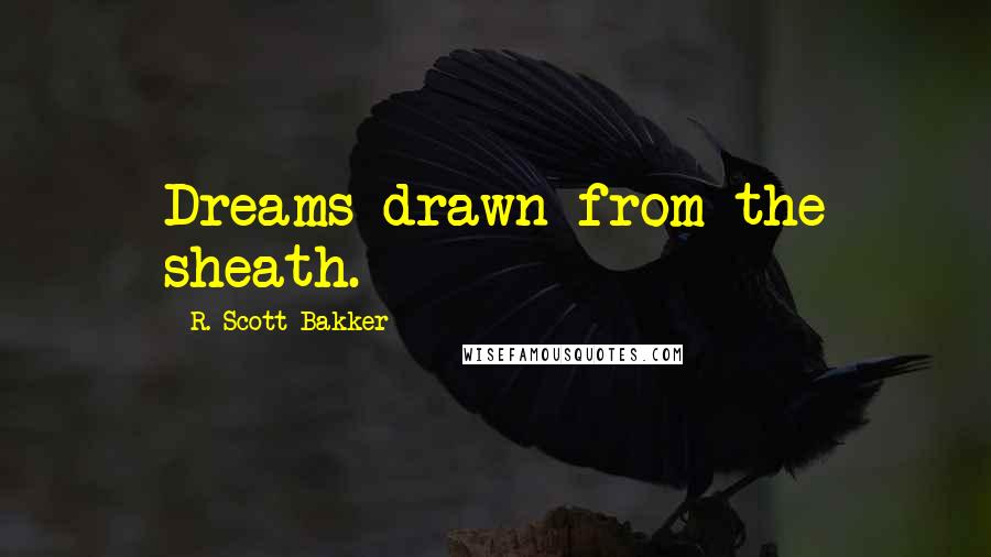 R. Scott Bakker Quotes: Dreams drawn from the sheath.