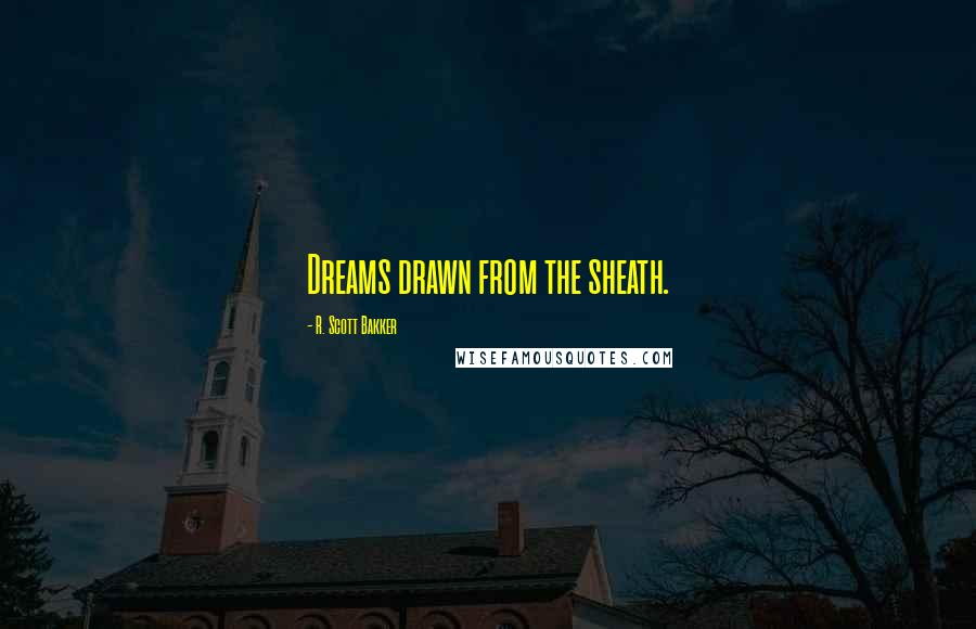 R. Scott Bakker Quotes: Dreams drawn from the sheath.