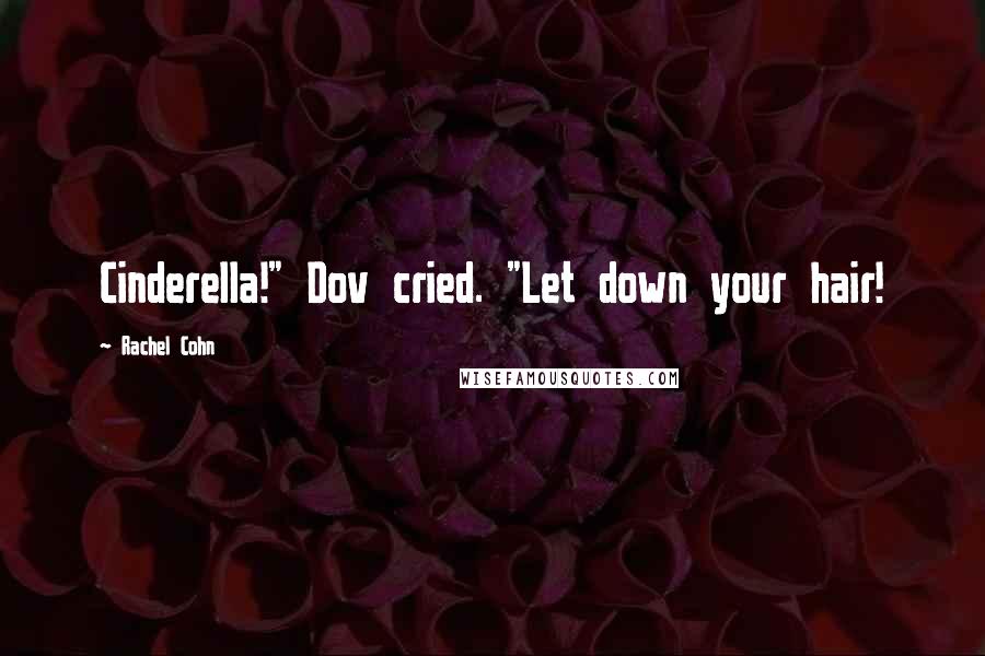Rachel Cohn Quotes: Cinderella!" Dov cried. "Let down your hair!