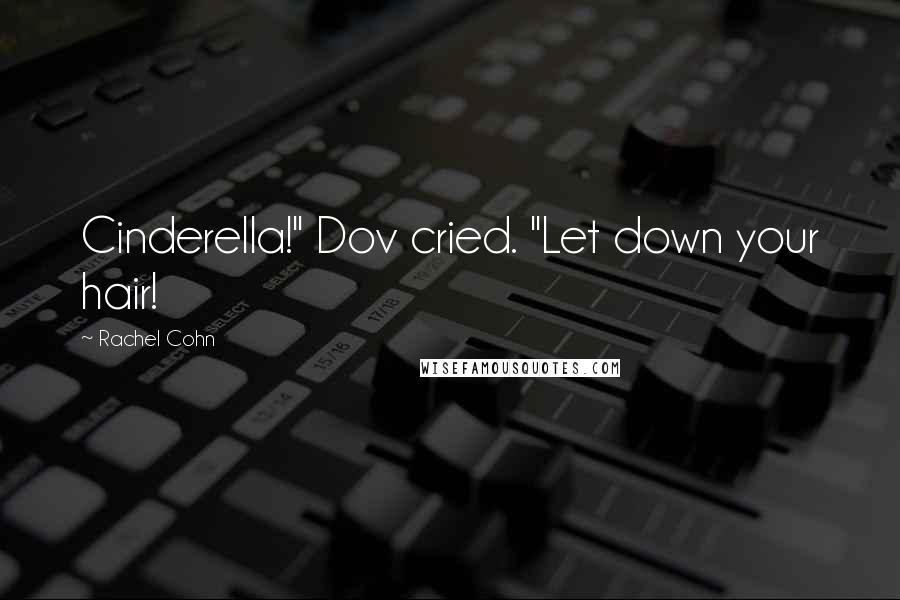 Rachel Cohn Quotes: Cinderella!" Dov cried. "Let down your hair!