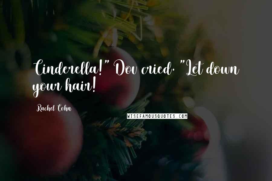 Rachel Cohn Quotes: Cinderella!" Dov cried. "Let down your hair!
