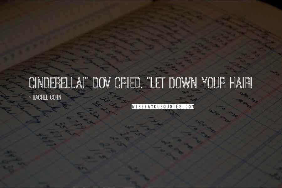 Rachel Cohn Quotes: Cinderella!" Dov cried. "Let down your hair!
