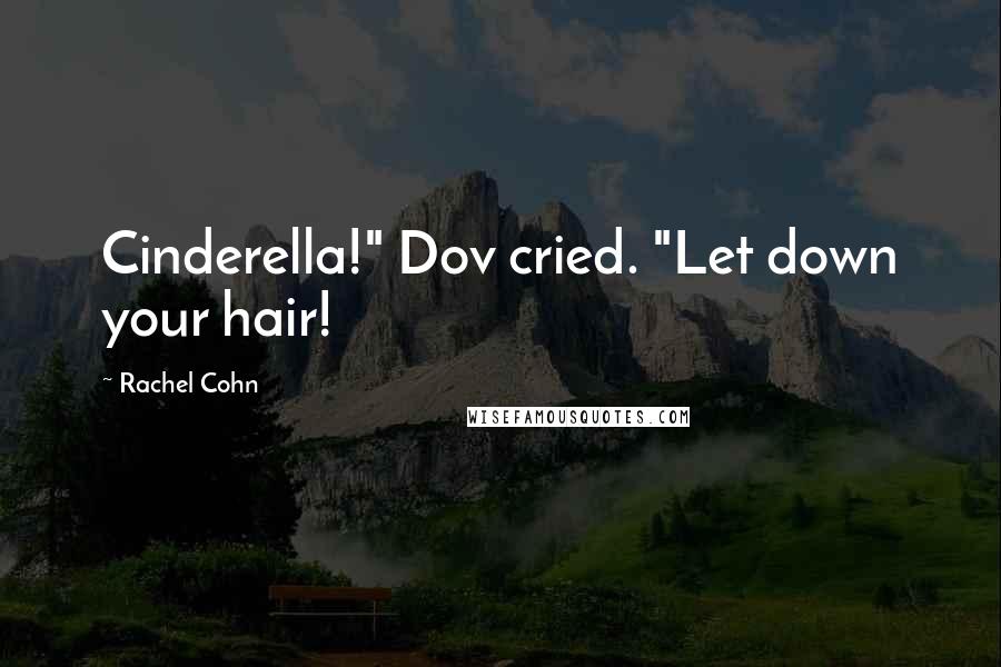 Rachel Cohn Quotes: Cinderella!" Dov cried. "Let down your hair!
