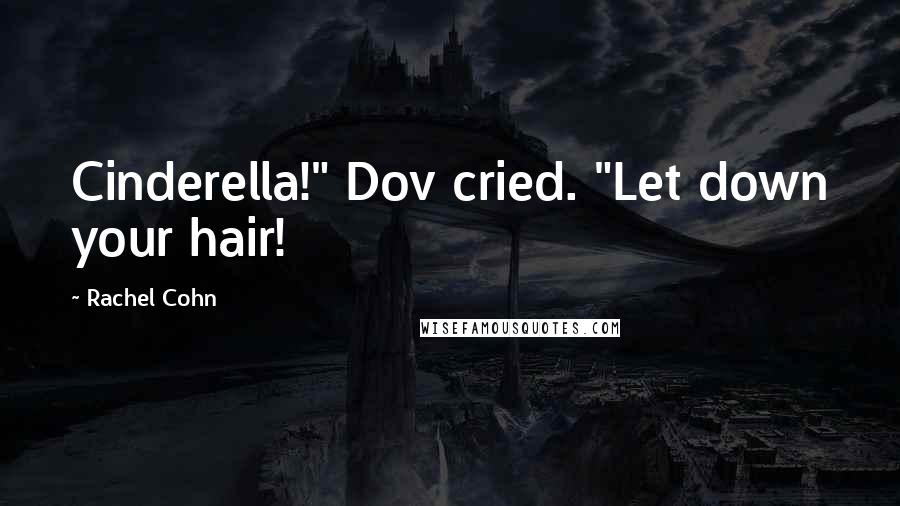 Rachel Cohn Quotes: Cinderella!" Dov cried. "Let down your hair!