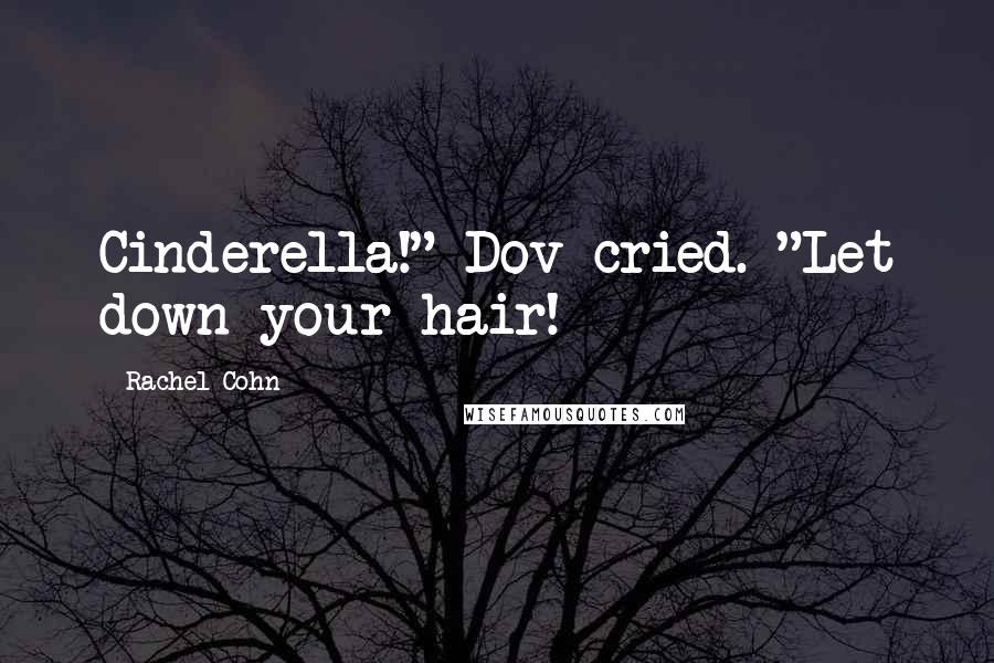 Rachel Cohn Quotes: Cinderella!" Dov cried. "Let down your hair!