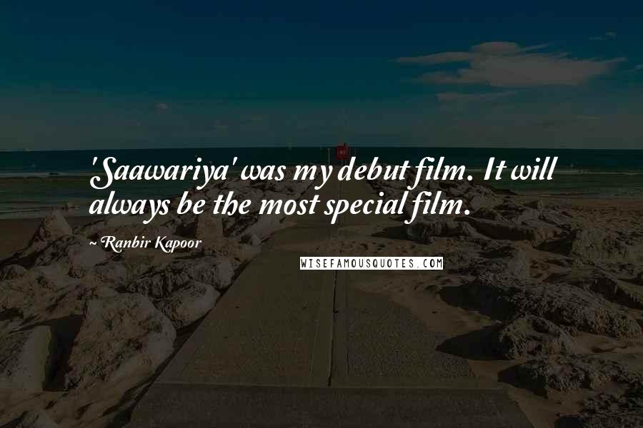 Ranbir Kapoor Quotes: 'Saawariya' was my debut film. It will always be the most special film.