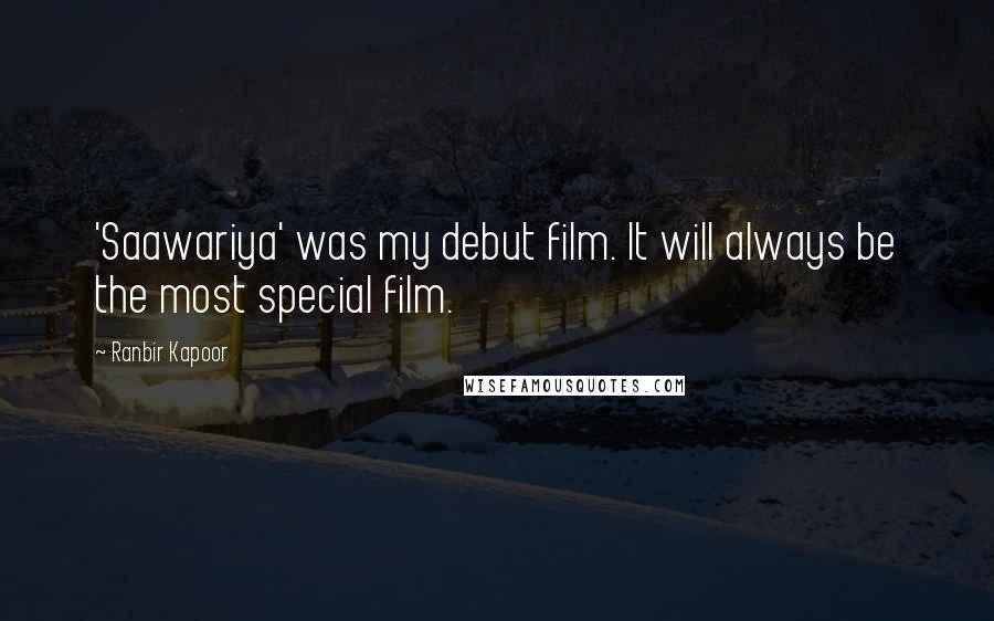 Ranbir Kapoor Quotes: 'Saawariya' was my debut film. It will always be the most special film.