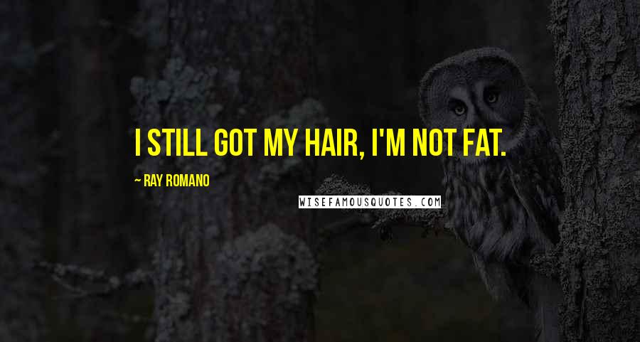 Ray Romano Quotes: I still got my hair, I'm not fat.