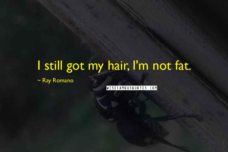 Ray Romano Quotes: I still got my hair, I'm not fat.