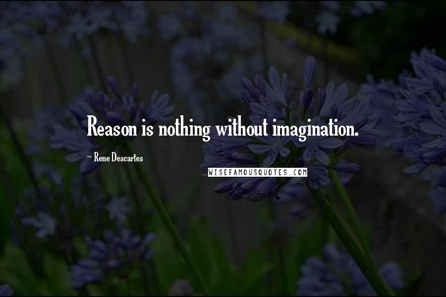 Rene Descartes Quotes: Reason is nothing without imagination.