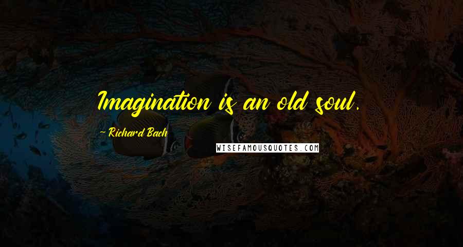 Richard Bach Quotes: Imagination is an old soul.