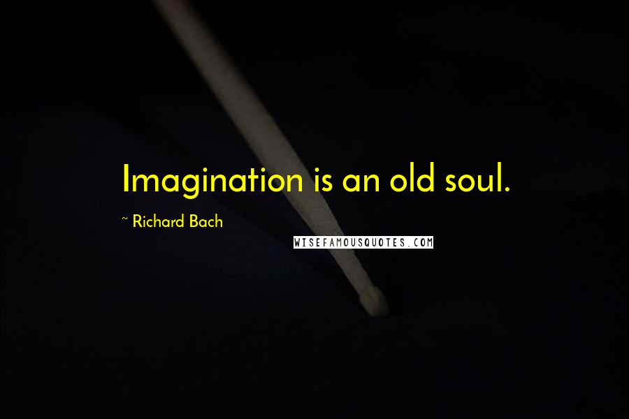 Richard Bach Quotes: Imagination is an old soul.