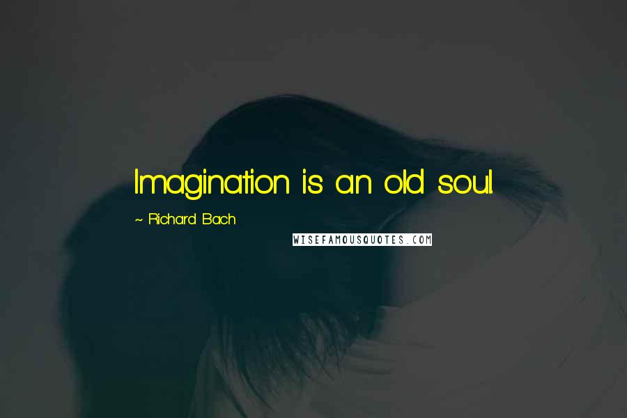 Richard Bach Quotes: Imagination is an old soul.